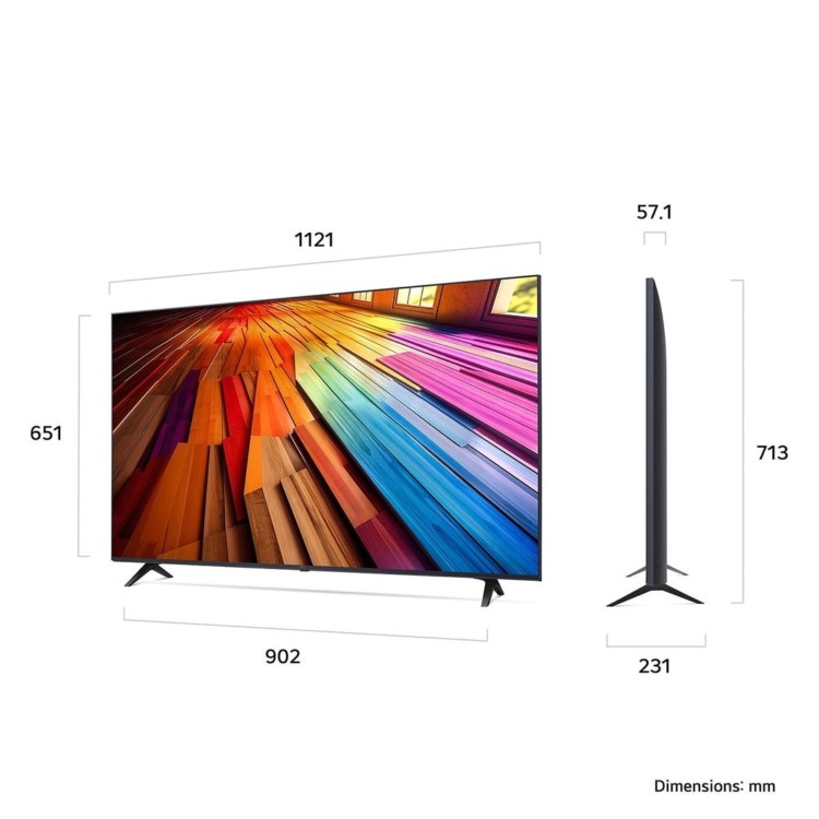 LG UT80 50 inch LED 4K HDR Smart TV