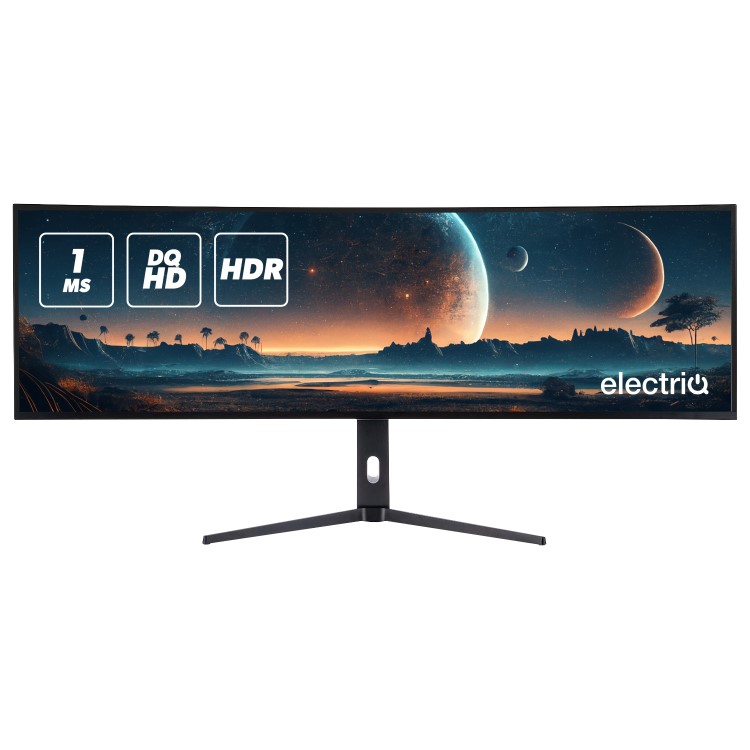 electriQ 49" DQHD IPS 5K 144Hz 1ms Super UltraWide Curved Gaming Monitor